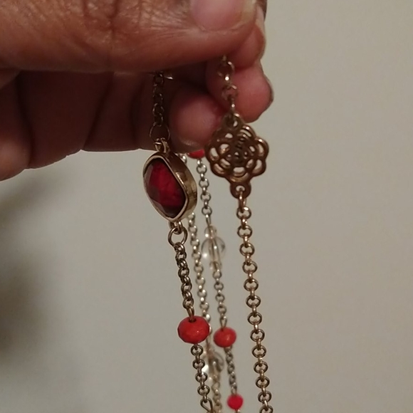 Chaps long gold layered necklace - Picture 8 of 8